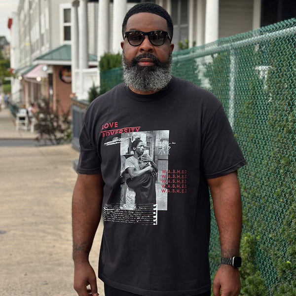 LOVE over ADVERSITY Tee alternate view