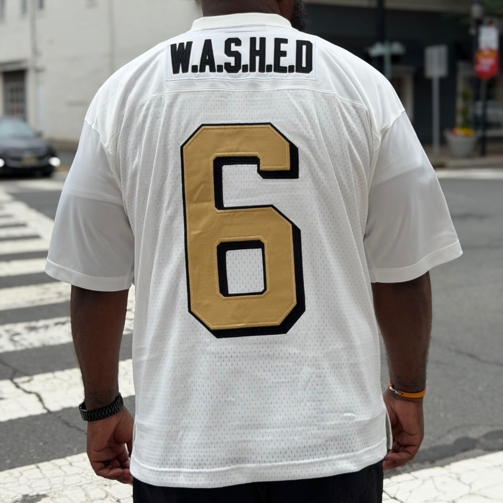 WD HOF White Football Jersey