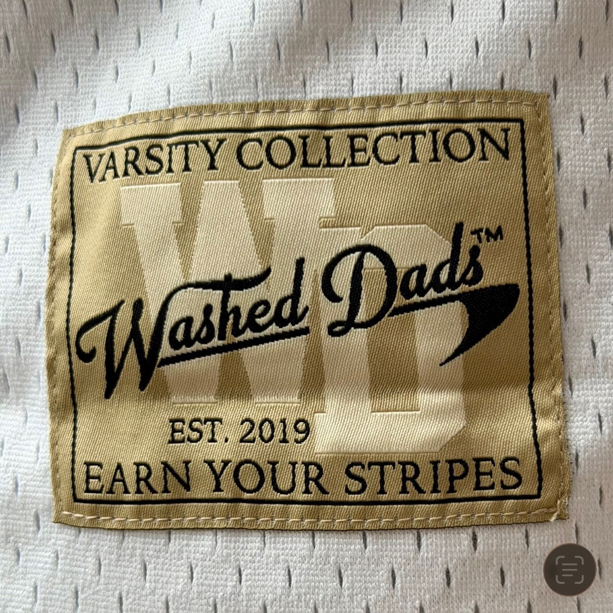 WD HOF White Football Jersey