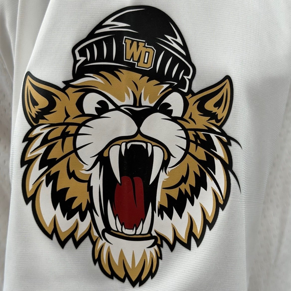 WD HOF White Football Jersey