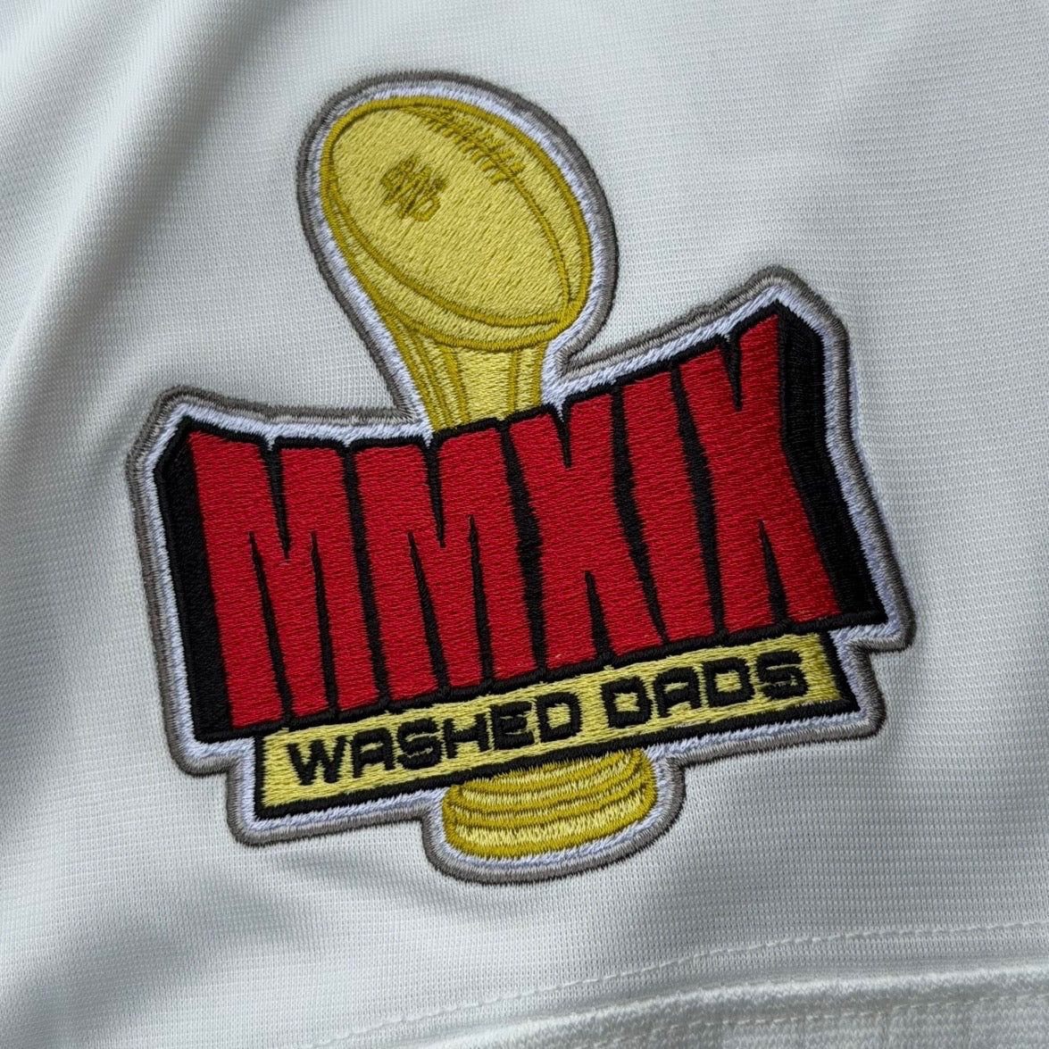 WD HOF White Football Jersey